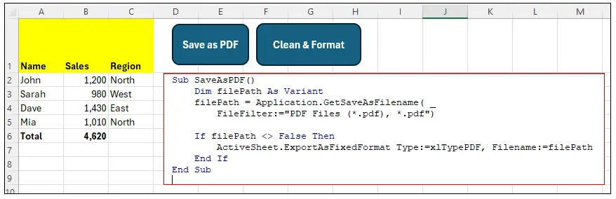 Excel macros: A few genuinely useful examples (step 10)